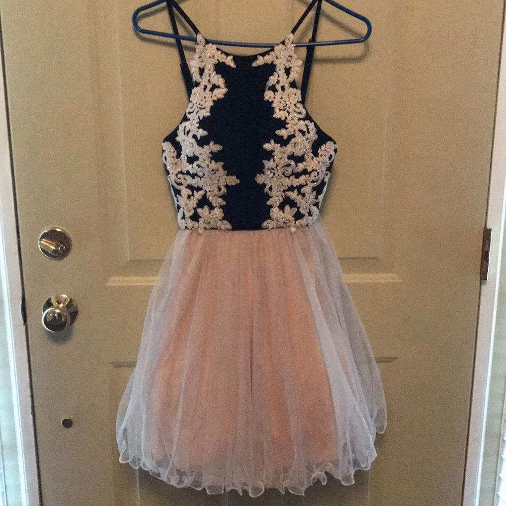Cute cocktail or homecoming dress!